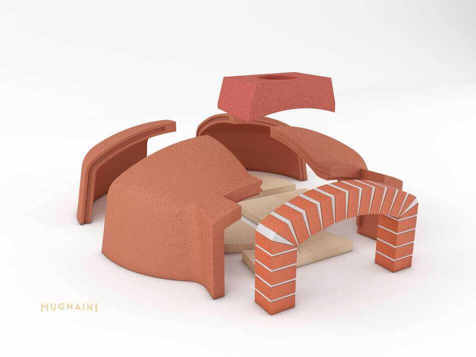 Mugnaini Medio 100 Masonry Pizza Oven Kit