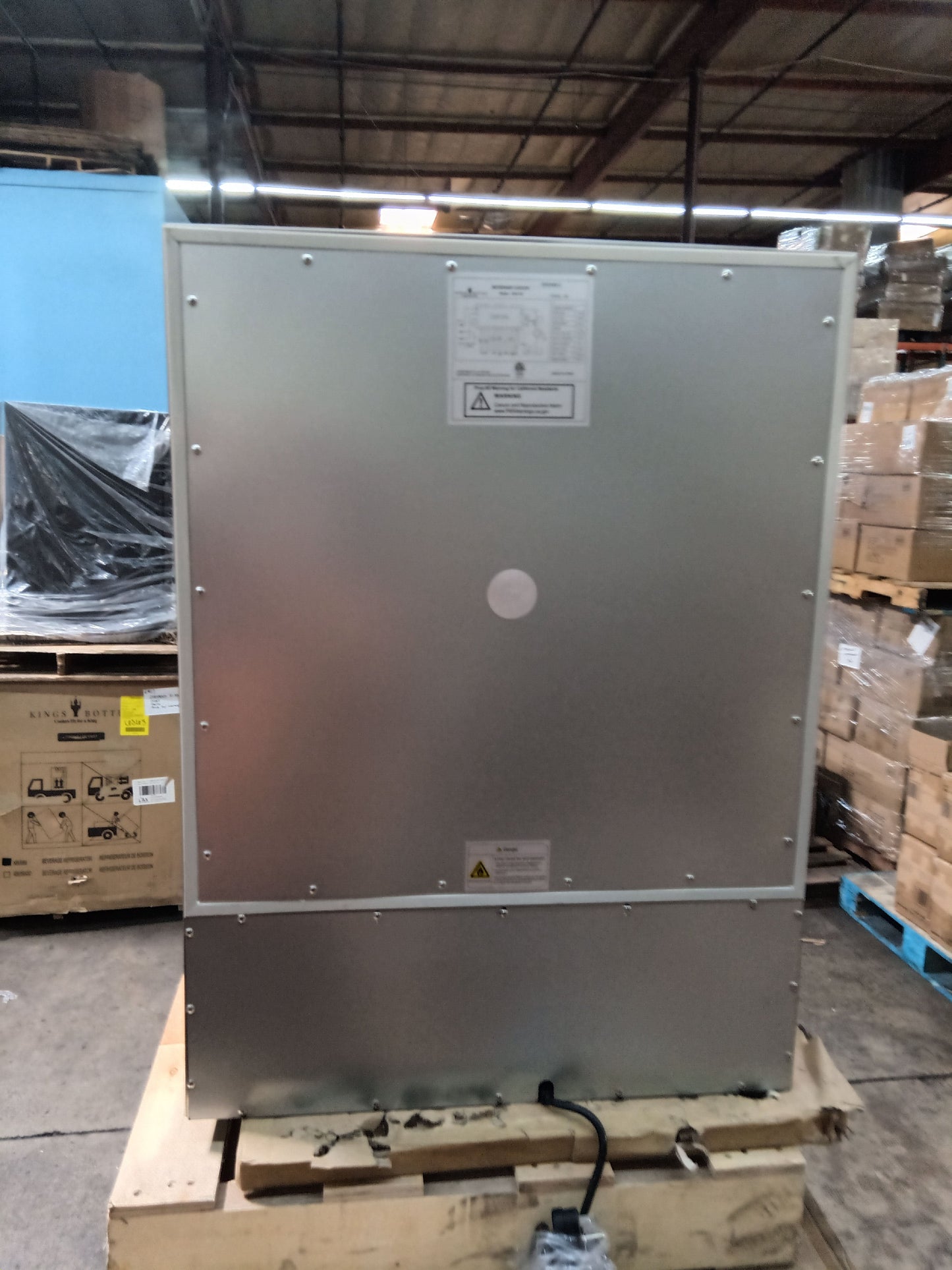 Refurbished - 24 Inch Undercounter Beverage Cooler with Heating Glass Door - Stainless Steel Door