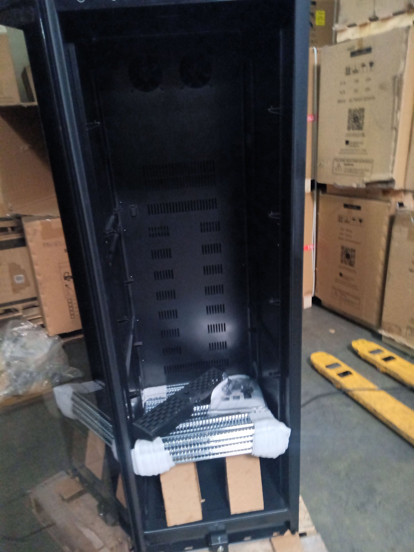 Refurbished - Large Beverage Refrigerator With Low-E Glass Door - Stainless Steel Door