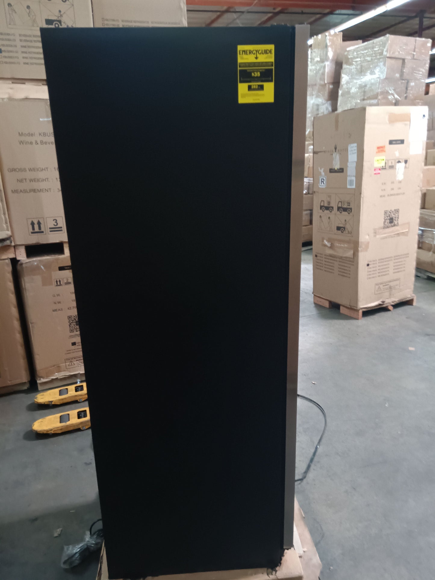 Refurbished - Large Beverage Refrigerator With Low-E Glass Door - Stainless Steel Door