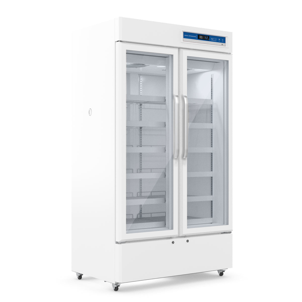 2℃~8℃ 725L Upright 2-Door Medical Fridge & Lab Refrigerator