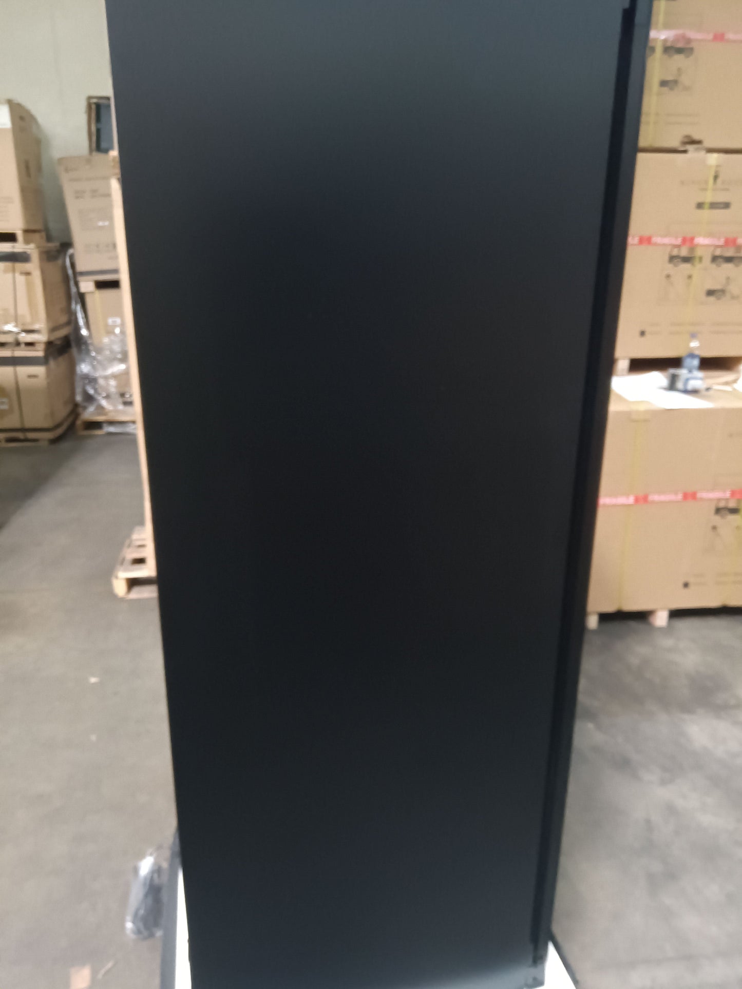 Refurbished - Large Beverage Refrigerator With Low-E Glass Door - Black Door