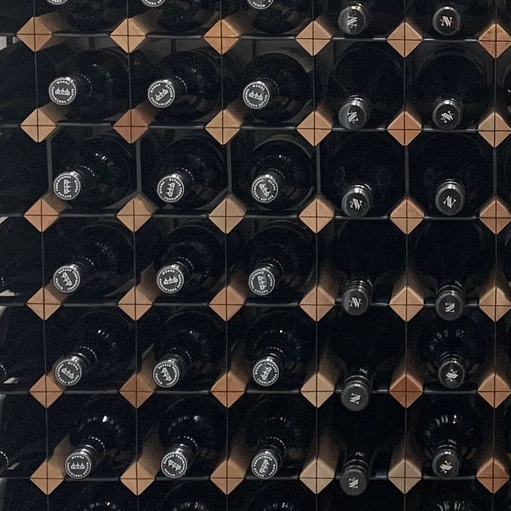 Custom Built Wine Rack | Rustic Hardwood | Un-Assembled