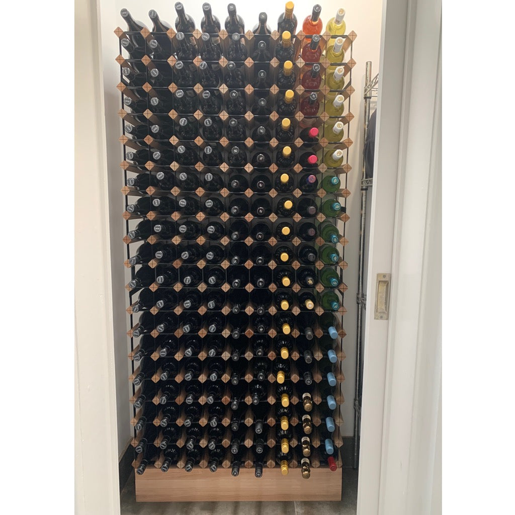 Custom Built Wine Rack | Rustic Hardwood | Un-Assembled