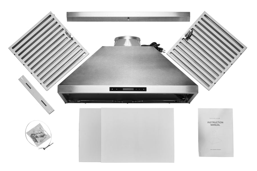 Hauslane WM-538 Chef Series Convertible Stainless Steel Wall-Mounted Range Hood