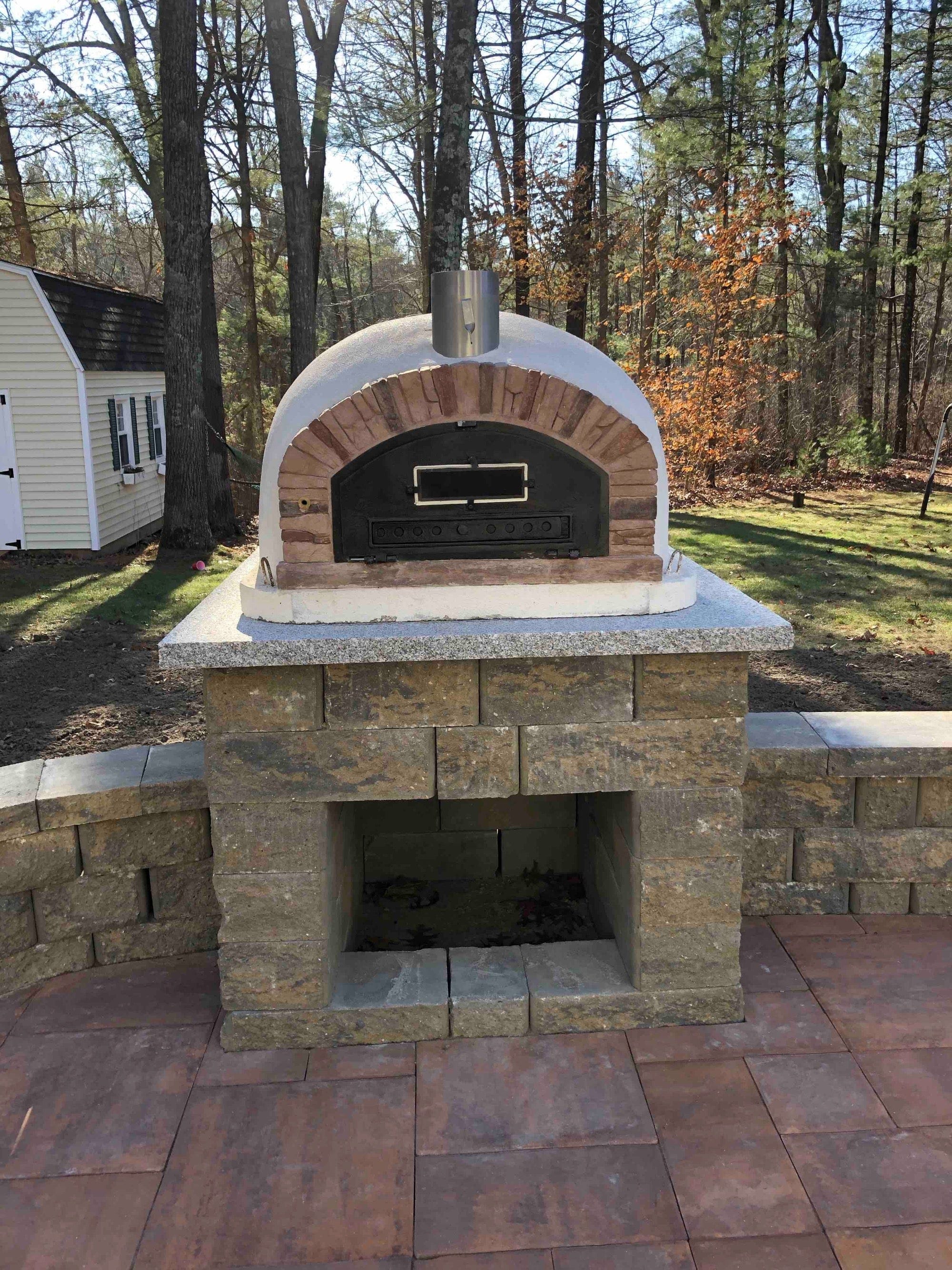 Authentic Pizza Ovens 'Buena Ventura Sierra’ Premium Wood-Fired Pizza Oven / Handmade, Brick, Stacked Stone, Bake, Roast / BUENAR