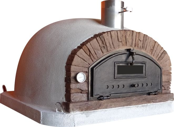 Authentic Pizza Ovens 'Buena Ventura Sierra’ Premium Wood-Fired Pizza Oven / Handmade, Brick, Stacked Stone, Bake, Roast / BUENAR