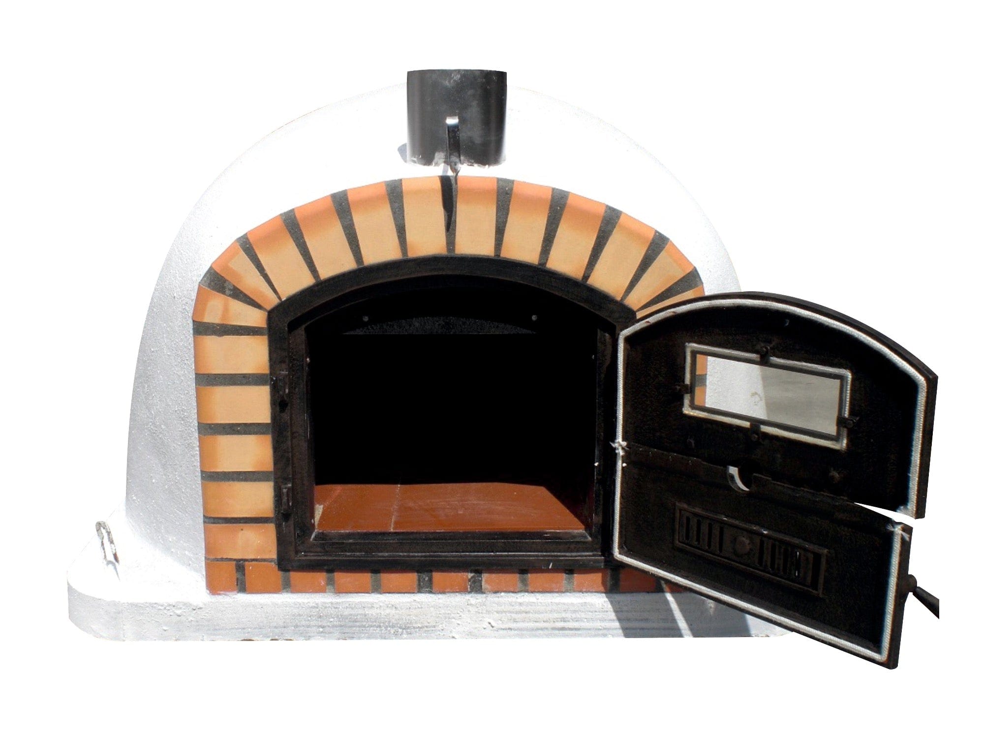 Authentic Pizza Ovens 'Lisboa' Premium Wood-Fired Pizza Oven / Handmade, Brick, Bake, Roast, Rotisserie / LISPREM