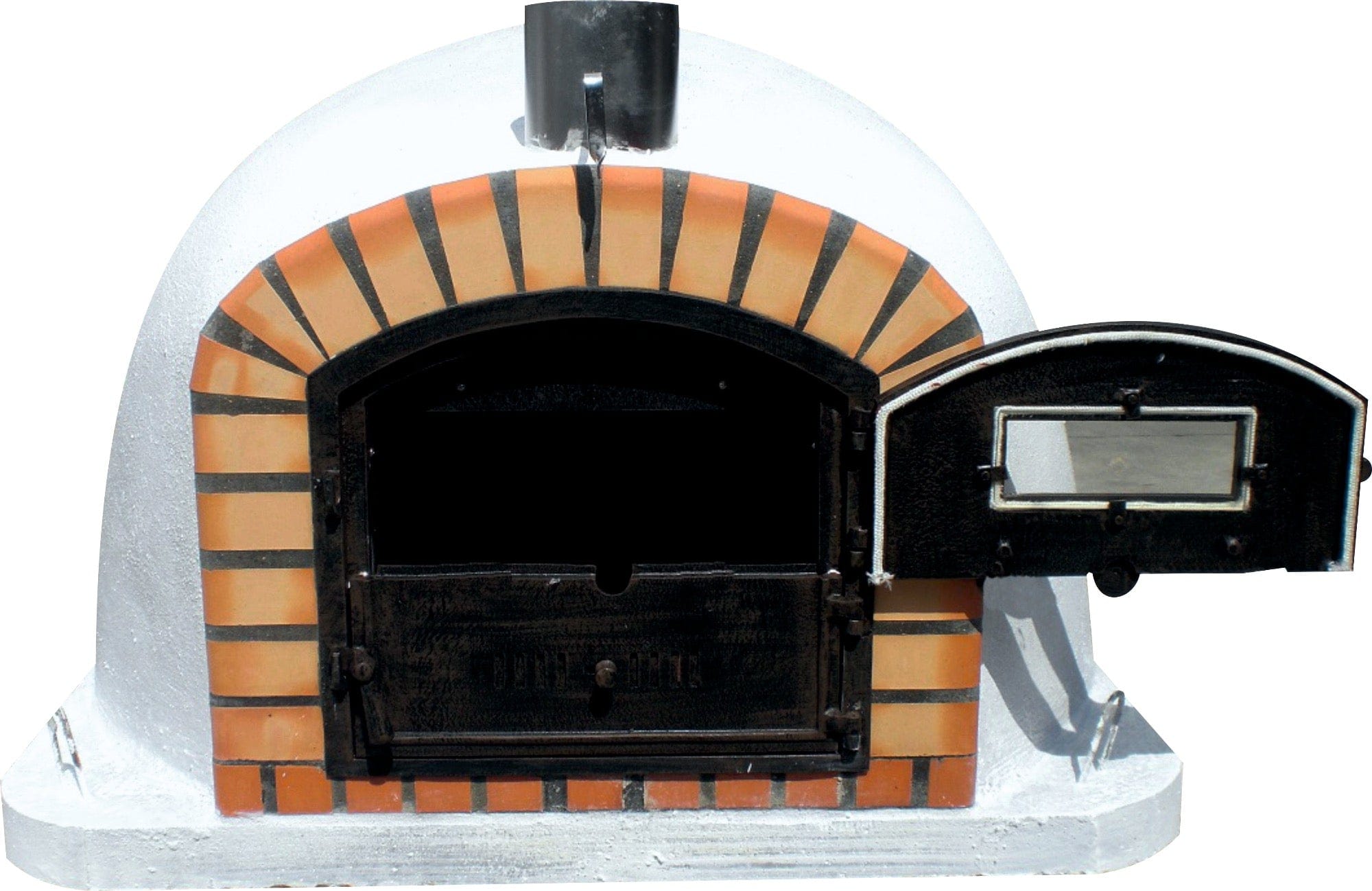 Authentic Pizza Ovens 'Lisboa' Premium Wood-Fired Pizza Oven / Handmade, Brick, Bake, Roast, Rotisserie / LISPREM