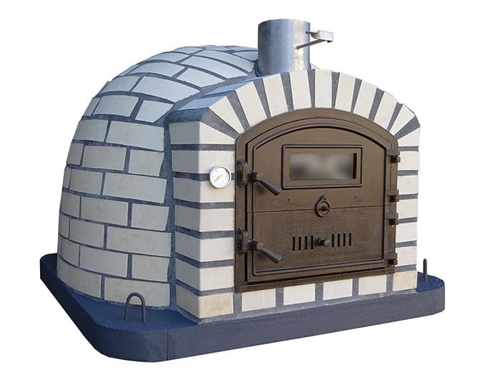 Authentic Pizza Ovens ‘Lisboa Roma’ Premium Wood-Fired Pizza Oven / Handmade, Brick, Bake, Roast, Rotisserie / LISROMPREM