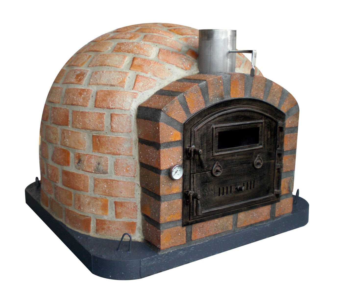 Authentic Pizza Ovens ‘Lisboa Rustic’ Premium Wood-Fired Pizza Oven / Handmade, Brick, Bake, Roast, Rotisserie / LISRUSTIC