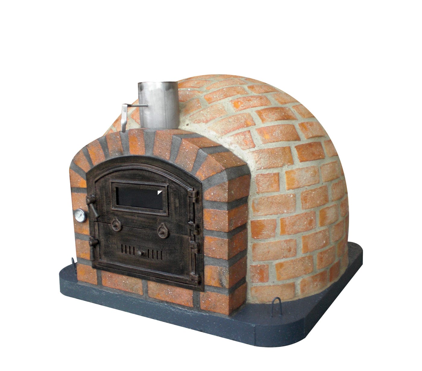 Authentic Pizza Ovens ‘Lisboa Rustic’ Premium Wood-Fired Pizza Oven / Handmade, Brick, Bake, Roast, Rotisserie / LISRUSTIC