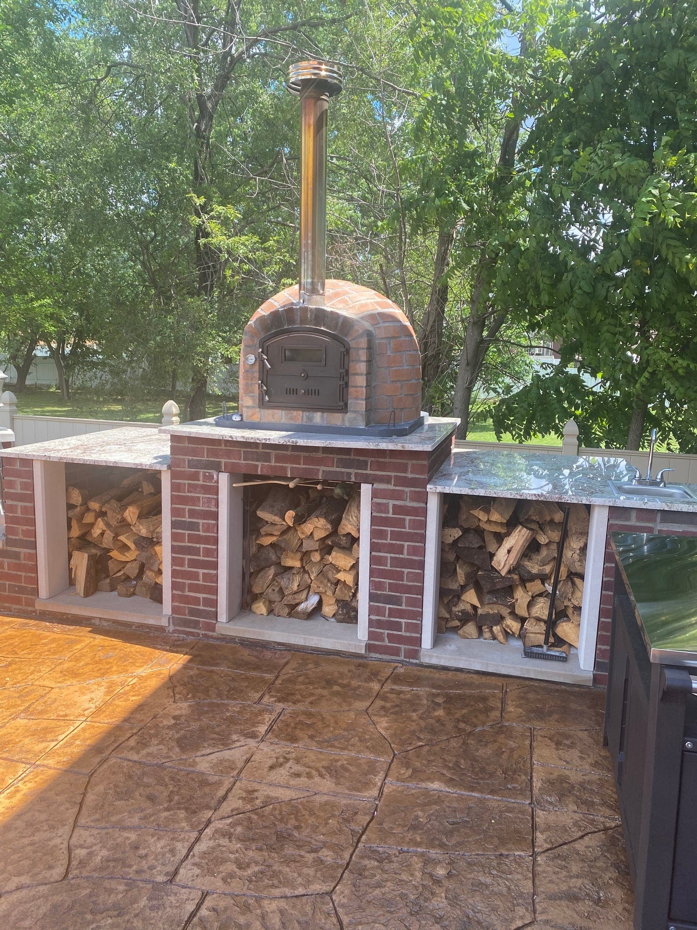 Authentic Pizza Ovens ‘Lisboa Rustic’ Premium Wood-Fired Pizza Oven / Handmade, Brick, Bake, Roast, Rotisserie / LISRUSTIC