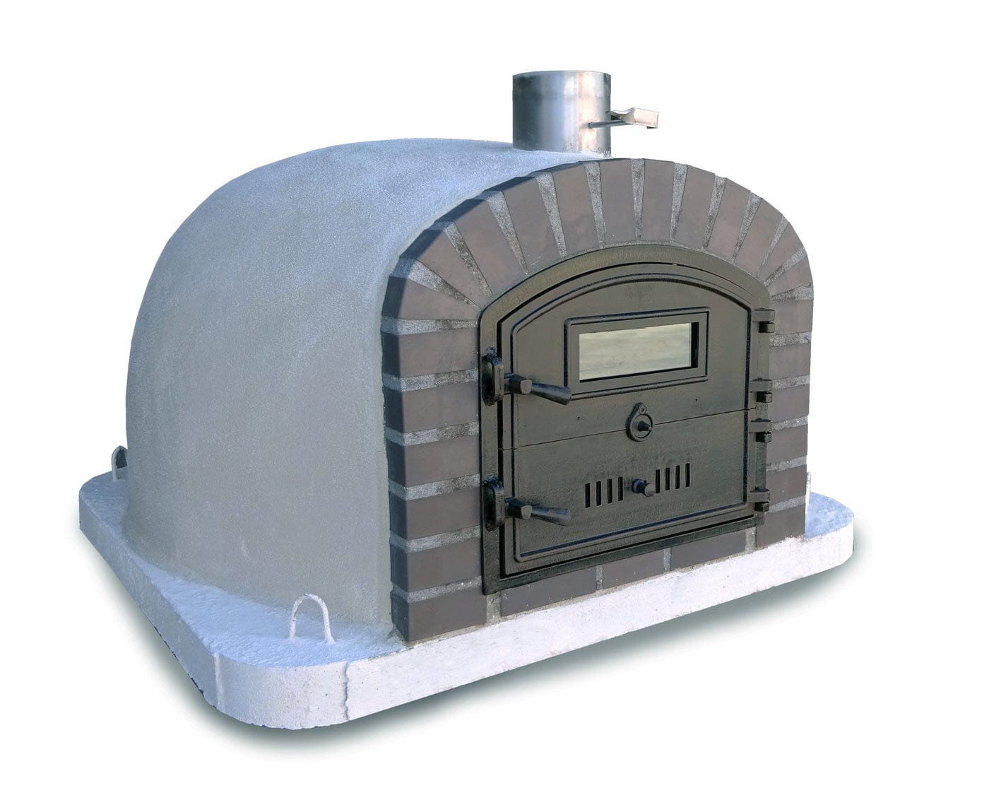 Authentic Pizza Ovens ‘Lume Alto’ Premium Wood-Fired Pizza Oven / Handmade, Brick, Bake, Roast, Rotisserie / LUMEALTO