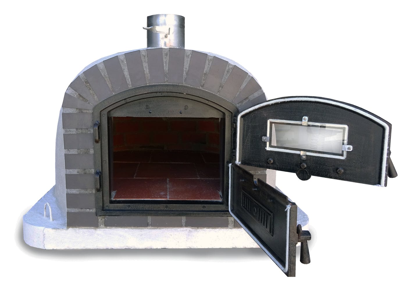 Authentic Pizza Ovens ‘Lume Alto’ Premium Wood-Fired Pizza Oven / Handmade, Brick, Bake, Roast, Rotisserie / LUMEALTO