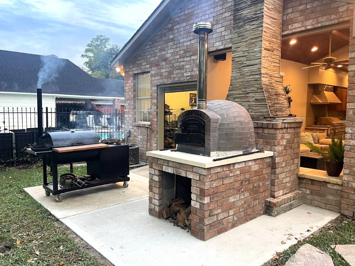 Authentic Pizza Ovens ‘Lume Alto Tudo’ Premium Wood-Fired Pizza Oven / Handmade, Brick, Bake, Roast, Rotisserie / LUMEALTOTUDO