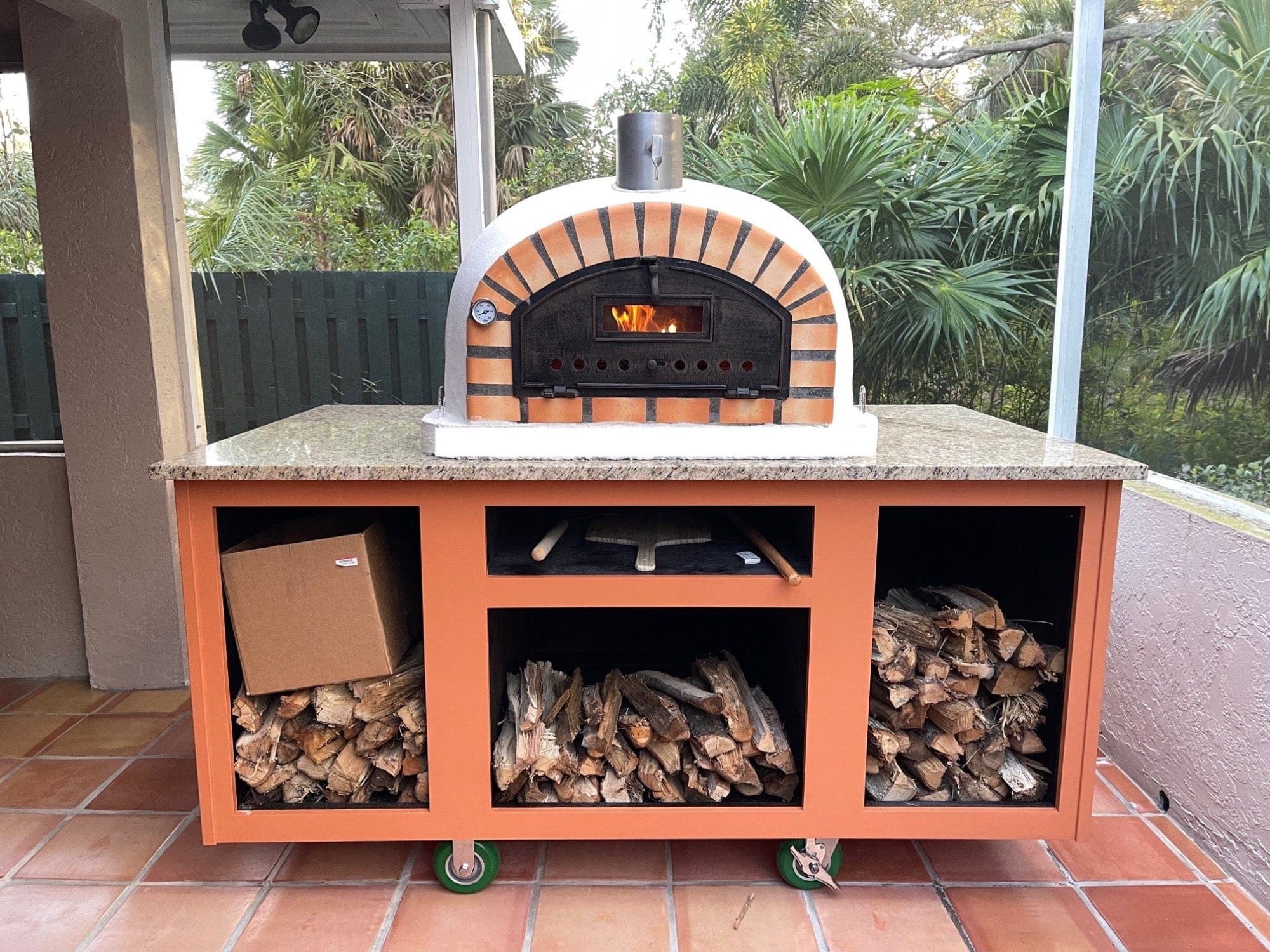 Authentic Pizza Ovens ‘Pizzaioli’ Premium Wood-Fired Pizza Oven / Handmade, Brick, Bake, Roast / PIZPREM