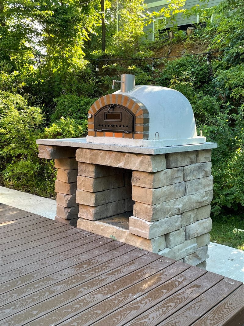 Authentic Pizza Ovens ‘Pizzaioli Rustic Arch’ Premium Wood-Fired Pizza Oven / Handmade, Brick, Bake, Roast / PIZRAPREM