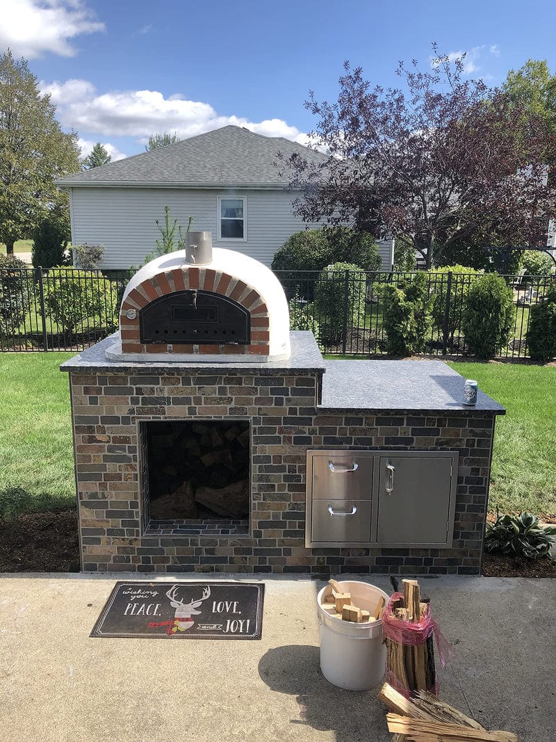 Authentic Pizza Ovens ‘Pizzaioli Rustic Arch’ Premium Wood-Fired Pizza Oven / Handmade, Brick, Bake, Roast / PIZRAPREM