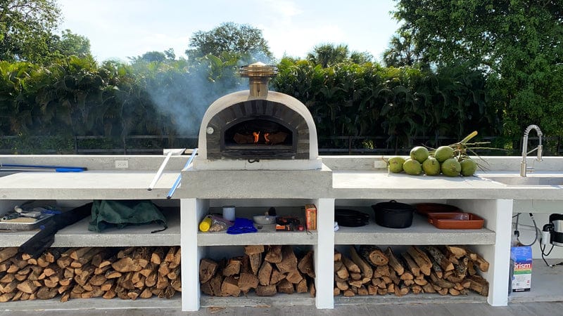 Authentic Pizza Ovens ‘Pizzaioli Stone Arch’ Premium Wood-Fired Pizza Oven / Handmade, Brick, Bake, Roast / PIZSAPREM