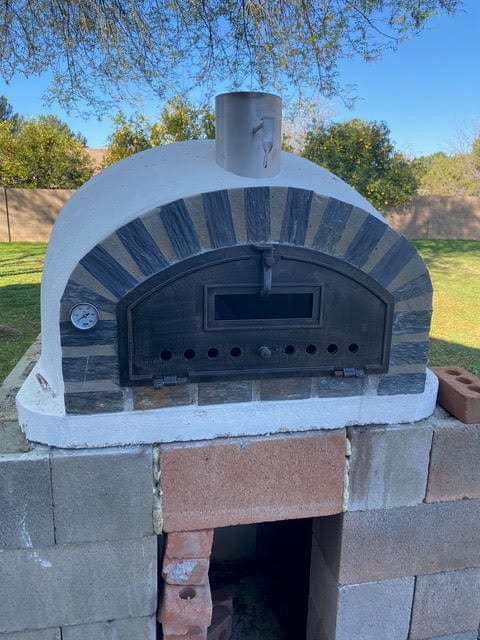 Authentic Pizza Ovens ‘Pizzaioli Stone Arch’ Premium Wood-Fired Pizza Oven / Handmade, Brick, Bake, Roast / PIZSAPREM