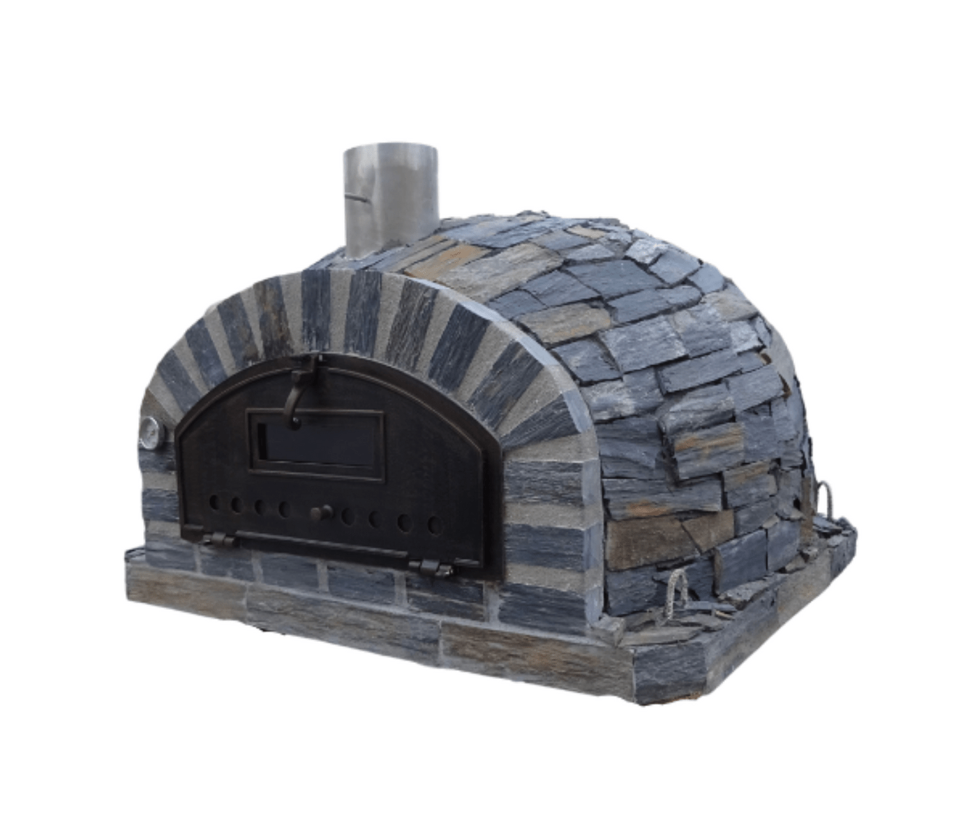 Authentic Pizza Ovens ‘Pizzaioli Stone Finish’ Premium Wood-Fired Pizza Oven / Handmade, Brick, Bake, Roast / PIZSTNPREM