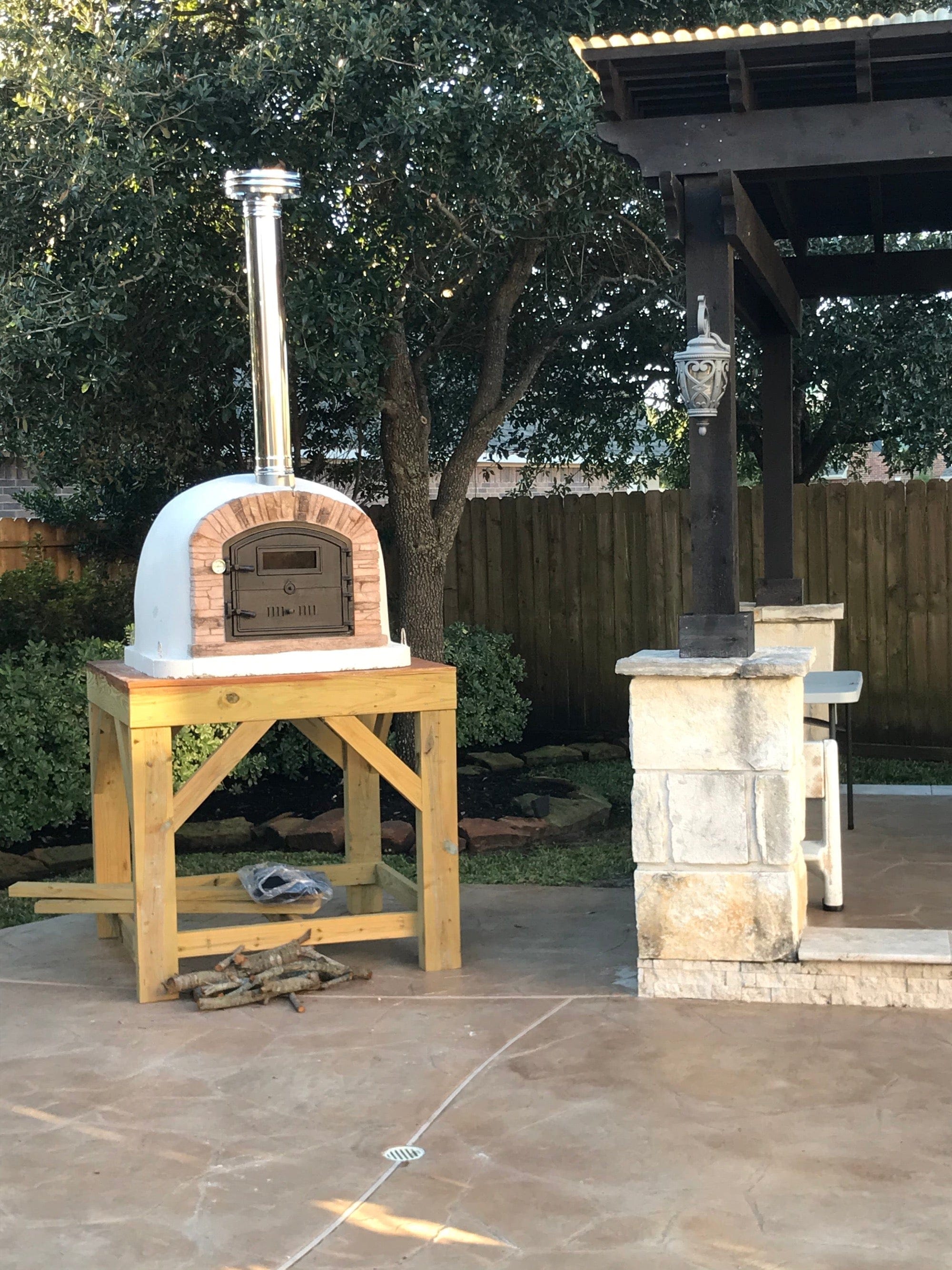 Authentic Pizza Ovens ‘Ventura Sierra’ Premium Wood-Fired Pizza Oven / Handmade, Brick, Stacked Stone, Bake, Roast, Rotisserie  / VENTR