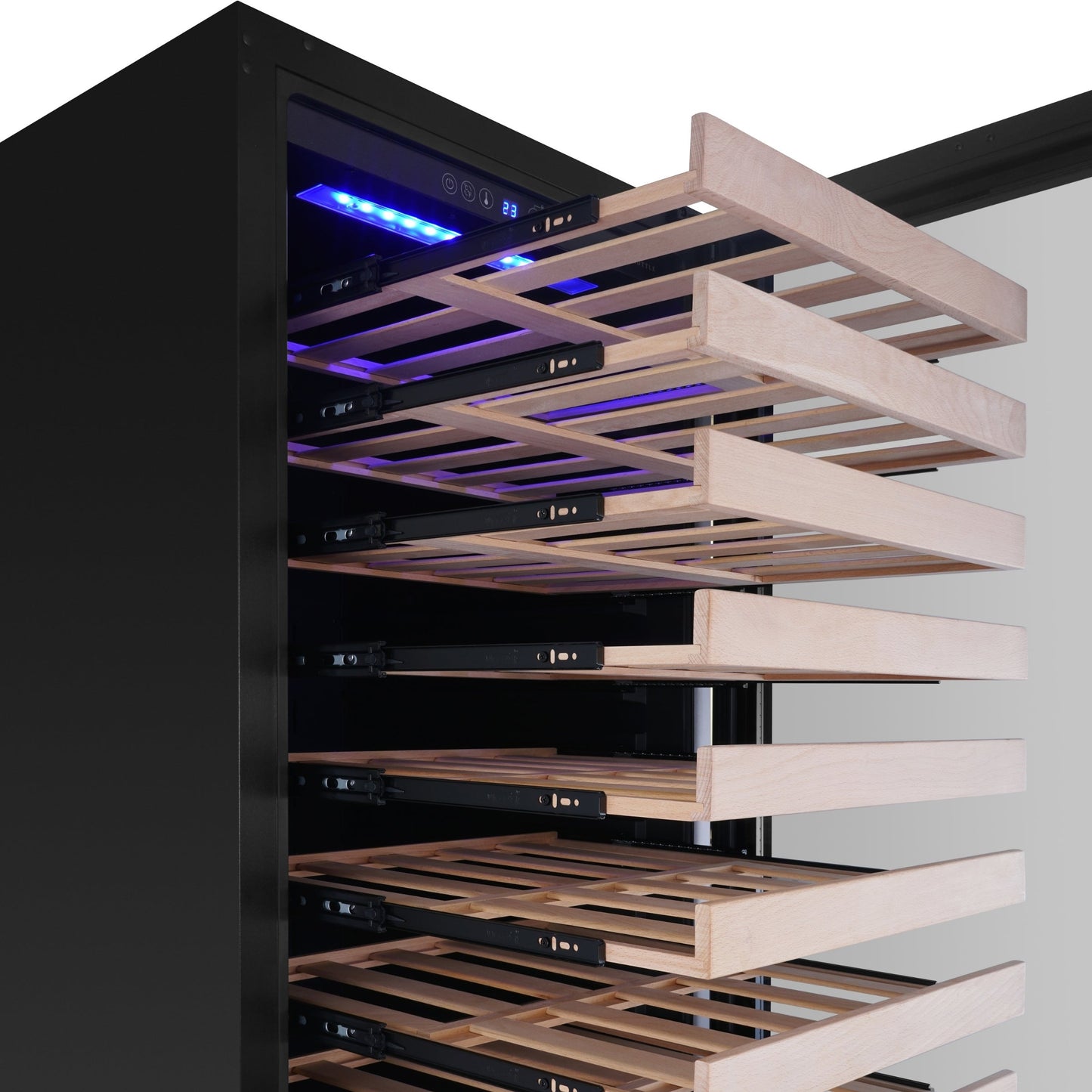 48" Ultimate Under Bench Wine Fridge and Bar Refrigerator Combo with 3 Temp. Zones